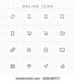 Web and online icons - 02