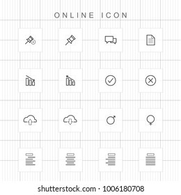 Web and online icons - 05