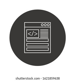 web optimization flat design concept