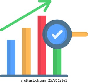 Web Optimization Icon Flat Vector Illustration