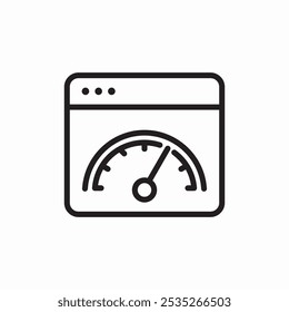web optimization icon sign vector