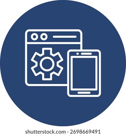 Estilo de Círculo de Cor da Linha de Otimização da Web