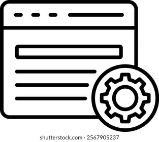 Web Optimization vector icon. Can be used for printing, mobile and web applications.