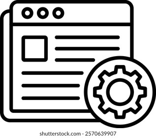 Web Optimization vector icon. Can be used for printing, mobile and web applications.