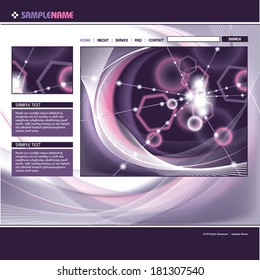 Web Page. Abstract Design.