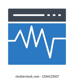 web page beats glyph double color