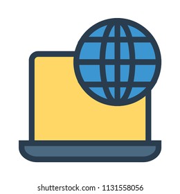 web page browser laptop 