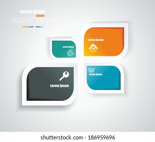 Web Page Design. Can be used for workflow layout; diagram; number options; step up options; web design; banner template; infographic, timeline. 