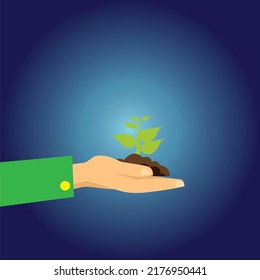Web page design for recycling garbage illustration logo