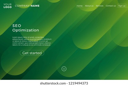 web page design template. abstract modern concept for website and mobile website development, seo, mobile apps, business solutions. easy to edit and customize vector illustration. eps10