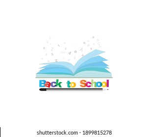 Web page design template for back to school. Art School, course, class, education. Modern design concept for website and mobile website development. Happy palms or hands of kids.