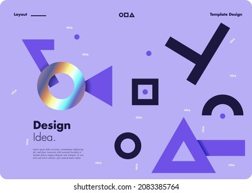 Web page design template for business,  and marketing. Modern, flat, minimalistic, simple vector illustration concepts for website and mobile website or app development. Pale violet colours