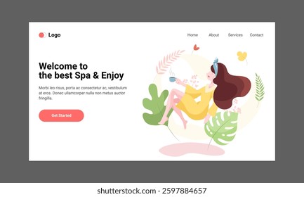 web page design templates for beauty, spa, wellness, natural products, cosmetics, body care. Modern vector illustration concepts for website and mobile website development. 
