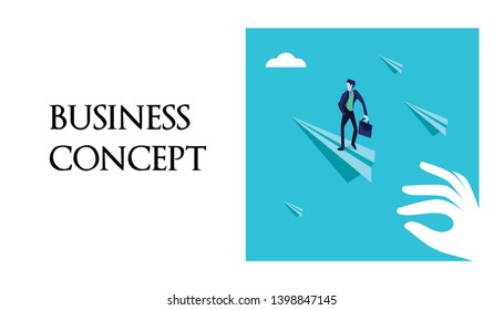 web page design templates for business solutions, startup, time management, planning and strategy. Modern vector illustration concepts for website and mobile website development. - Vector 