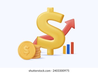 Web page design templates collection of business solution and analysis, startup, innovative ideas, investment. 3D design vector illustration concepts for website and mobile website development. 3D