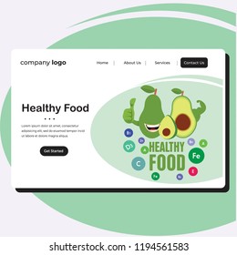 Web page design templates for web developer fast food or drink concept. SEO and responsive design. Modern vector illustration concepts for website and mobile website development. Landing page template