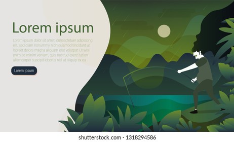 Web page design templates. Modern vector illustration concepts for website, mobile website development, presentation templates, infographics. Vector Illustration - Vector