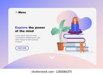 Web page design templates for online shopping