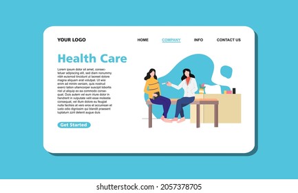 web page design templates for online medical support, health care, laboratory, medical services. Modern vector illustration concepts for website and mobile website development.