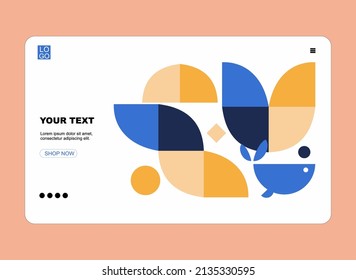 web page design templates for online shopping, digital marketing, teamwork, business strategy and analytics. Modern vector illustration concepts for website and mobile website development.