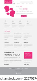 Web Page Design Vector Template
