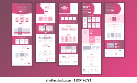 Web Page Design Vector. Website Business Concept. Web Design And Development. Landing Template. Global Monitoring. Global Investment. Cryptography Farm. Illustration
