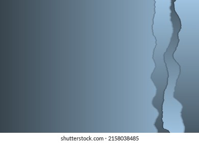 Web page gradient vector background. Paper ragged edges border. Futuristic backdrop. Empty space for text.