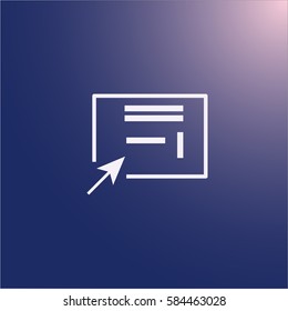 Web page icon