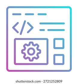 Web Page Icon Element For Design
