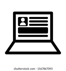 web page icon isolated sign symbol vector illustration - high quality black style vector icons
