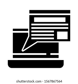 web page icon isolated sign symbol vector illustration - high quality black style vector icons
