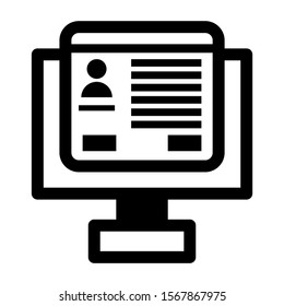 web page icon isolated sign symbol vector illustration - high quality black style vector icons
