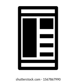 web page icon isolated sign symbol vector illustration - high quality black style vector icons
