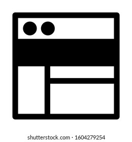 Web page icon isolated sign symbol vector illustration - high quality black style vector icons
