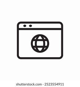 Vektor des Webseiten-Symbols