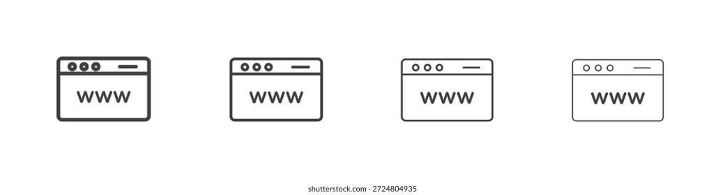 Iconos de la página de Web para el gráfico y el Diseño web.