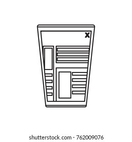 web page interface icon 