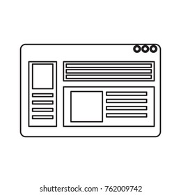 web page interface icon 