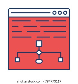 web page internet diagram