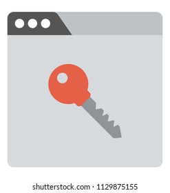 
Web page with key representing keyword research
