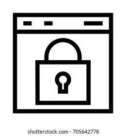 web page lock 