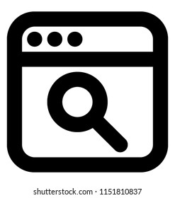 
Web page with magnifier over ir, web surfing concept
