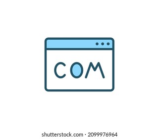 Web page premium line icon. Simple high quality pictogram. Modern outline style icons. Stroke vector illustration on a white background. 