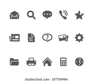 Web page related icons