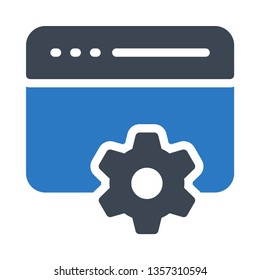web page setting glyph double color 