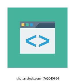 web page square flat