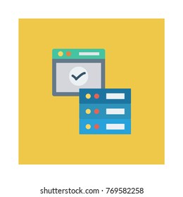 web page square flat 