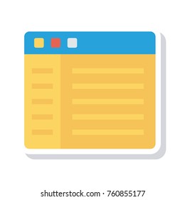  web page sticker icon
