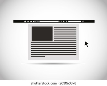 Web Page Symbol