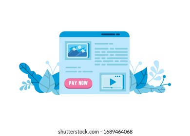web page template isolated icon vector illustration design